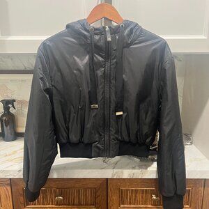 Max Mara The Cube Hooded Bomber Jacket